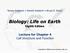 Biology: Life on Earth
