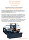 High Capacity Double Pillar Fully Automatic Bandsaw. p h a r o s 2 8 0