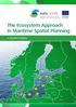The Ecosystem Approach in Maritime Spatial Planning