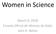 Women in Science. March 8, 2018 Escuela Oficial de Idiomas de Gijón John K. White