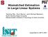 Mismatched Estimation in Large Linear Systems