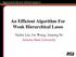 An Efficient Algorithm For Weak Hierarchical Lasso. Yashu Liu, Jie Wang, Jieping Ye Arizona State University