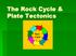 The Rock Cycle & Plate Tectonics