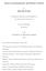 Essays in Econometrics and Robust Control. Hon Ho Kwok