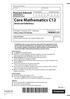 Core Mathematics C12