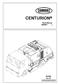 CENTURIONr *331020* Parts Manual ( ) Rev. 02