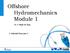 Offshore Hydromechanics Module 1