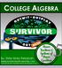 COLLEGE ALGEBRA. Linear Functions & Systems of Linear Equations