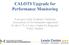CALOTS Upgrade for Performance Monitoring