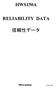 HWS150A RELIABILITY DATA 信頼性データ