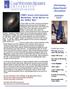 Astronomy Department Newsletter