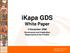 ikapa GDS White Paper Governance and Integration Department of the Premier Department of the Premier 2 December 2008