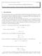 Lecture 21: Numerical Solution of Differential Equations
