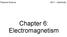 Chapter 6: Electromagnetism