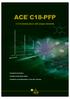 ACE C18-PFP. A C18 bonded phase with unique selectivity. s Guaranteed reproducibility. lity. s Exceptional bonded phase stability