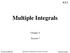 Multiple Integrals. Chapter 4. Section 7. Department of Mathematics, Kookmin Univerisity. Numerical Methods.