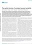 The spatial structure of correlated neuronal variability