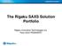 The Rigaku SAXS Solution Portfolio. Rigaku Innovative Technologies Inc. Paul Ulrich PENNARTZ
