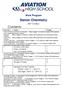 Work Program. Senior Chemistry Syllabus. Section Topic Page