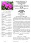 South Bay Orchid Society, Inc. Orchids for Amateurs Founded July, 1957 The INFLORESCENCE