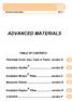 Technical Information ADVANCED MATERIALS TABLE OF CONTENTS: Thermally Cond. Insu. Caps & Tubes section A. Neoprene Sheets...