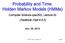 Probability and Time: Hidden Markov Models (HMMs)