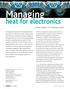 Managing. heat for electronics by Patrick K. Schelling 1, *, Li Shi 2, and Kenneth E. Goodson 3