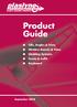 Product Guide. Cills, Angles & Trims Window Boards & Trims Cladding Systems Fascia & Soffit Kayboard
