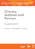 Climate Outlook and Review