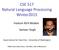 CSE 517 Natural Language Processing Winter2015
