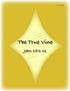 The True Vine John 15:1-11