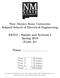 New Mexico State University Klipsch School of Electrical Engineering. EE312 - Signals and Systems I Spring 2018 Exam #1