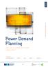 Power Demand Planning