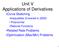 Unit V Applications of Derivatives