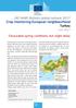 JRC MARS Bulletin global outlook 2017 Crop monitoring European neighbourhood Turkey June 2017