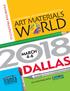 exhibitor prospectus InternatIonal art MaterIals association MARCH 4-6 DALLAS co-locating with: Denver Art Museum Colorado Convention Center