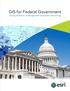 GIS for Federal Government Solving National Challenges with Geospatial Technology