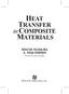HEAT TRANSFER MATERIALS. in COMPOSITE SEIICHI NOMURA A. HAJI-SHEIKH. The University of Texas at Arlington