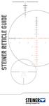 Table of Contents INTRODUCTION STEINER PLEX S1 / S7 RETICLES