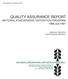 QUALITY ASSURANCE REPORT NATIONAL ATMOSPHERIC DEPOSITION PROGRAM,, 1996 and 1997