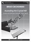 SAMPLE. BRAD CIECHOMSKI Ascending the Crystal Hill. Correlated with TRADITION OF EXCELLENCE Book 3, Page 20 KJOS CONCERT BAND GRADE 3 WB487F $7.