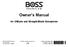 Owner's Manual. for V-Blade and Straight-Blade Snowplows. Register at BOSS Products P.O. Box 787 Iron Mountain, MI 49801
