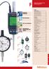 Digimatic Indicators. Dial Indicators. Dial Test Indicators. Dial Indicator Applications and Stands