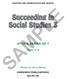SAMPLE. Succeeding in Social Studies 3 4 TH IN A SERIES OF 7. Years 3 4. Written by Valerie Marett. CORONEOS PUBLICATIONS Item No 506