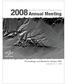 Southern California Earthquake Center. Annual Meeting S C E C. an NSF+USGS center. Proceedings and Abstracts, Volume XVIII. September 6-11, 2008
