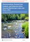 Pharmaceuticals, Personal Care Products, and Endocrine Active Chemical Monitoring in Lakes and Rivers: 2013