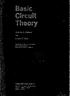 Basic. Theory. ircuit. Charles A. Desoer. Ernest S. Kuh. and. McGraw-Hill Book Company