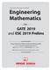Engineering. Mathematics. GATE 2019 and ESE 2019 Prelims. For. Comprehensive Theory with Solved Examples