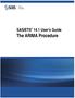 SAS/ETS 14.1 User s Guide. The ARIMA Procedure