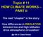Topic # 11 HOW CLIMATE WORKS PART II